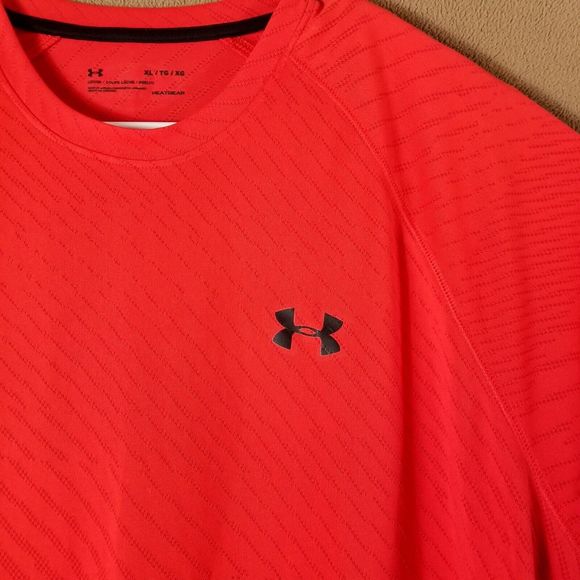 under armour HeatGear Men's T-SHIRT Short sleeve Pullover size XL Activewear - Picture 2 of 8